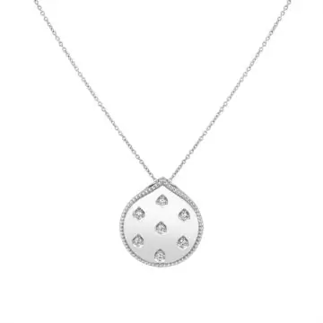 yellow gold diamond pendant crop