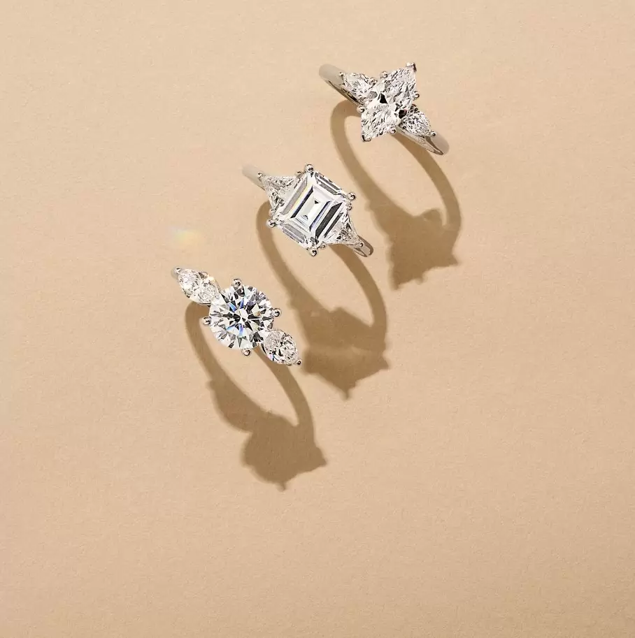 Three Stone Engagement Rings 3