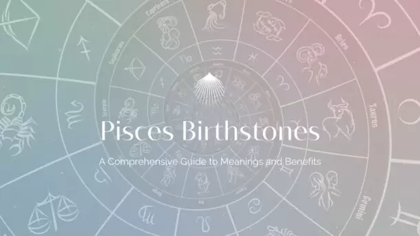 pisces birthstones blog header image