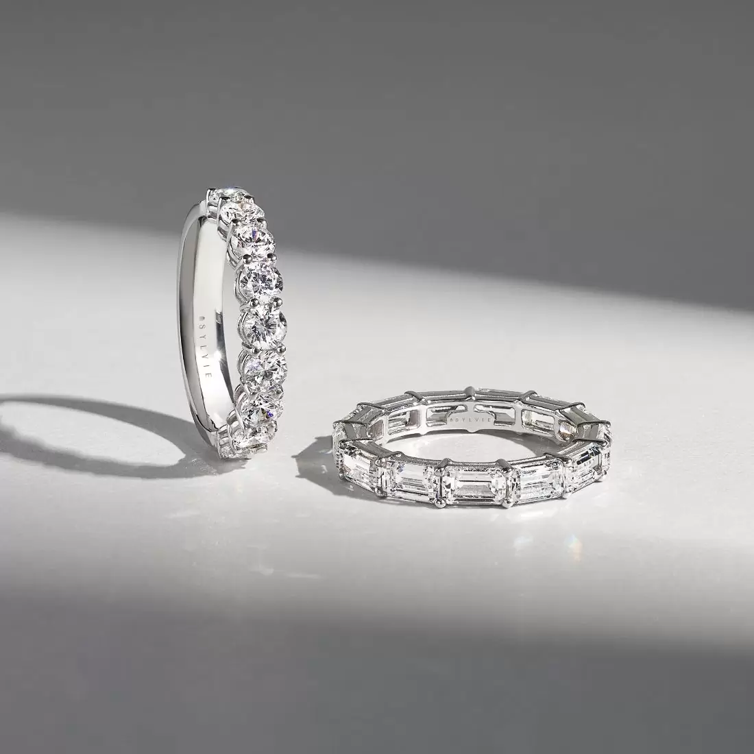 what kind of band should i wear with a solitaire engagement ring setting 19