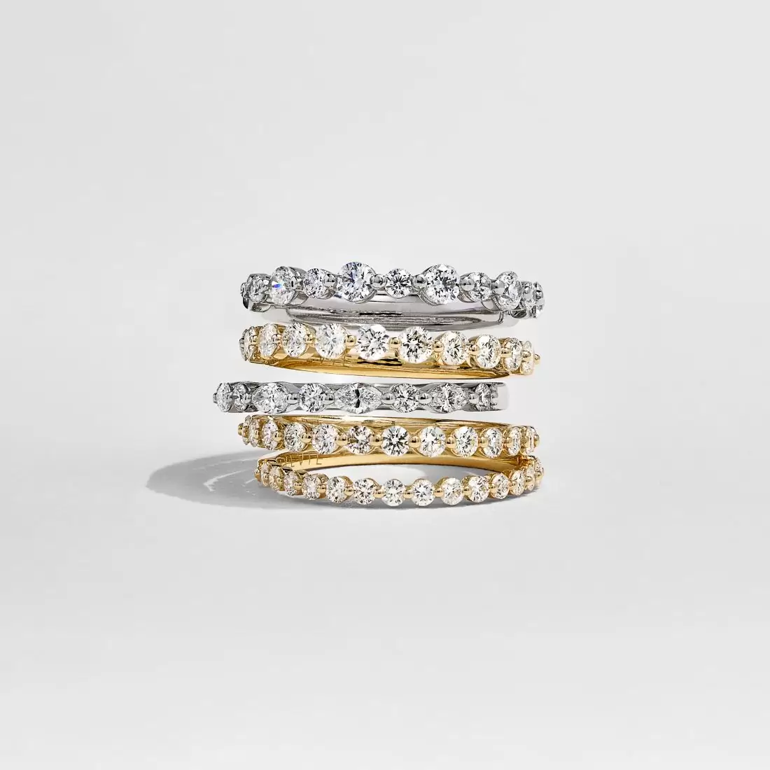 what kind of band should i wear with a solitaire engagement ring setting 2