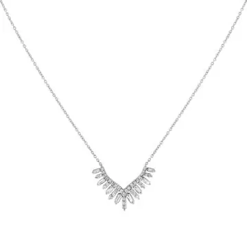 yellow gold diamond necklace crop