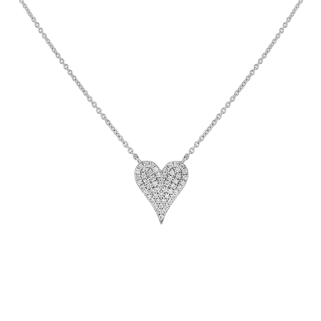 Yellow Gold Éternelle Diamond Heart Necklace