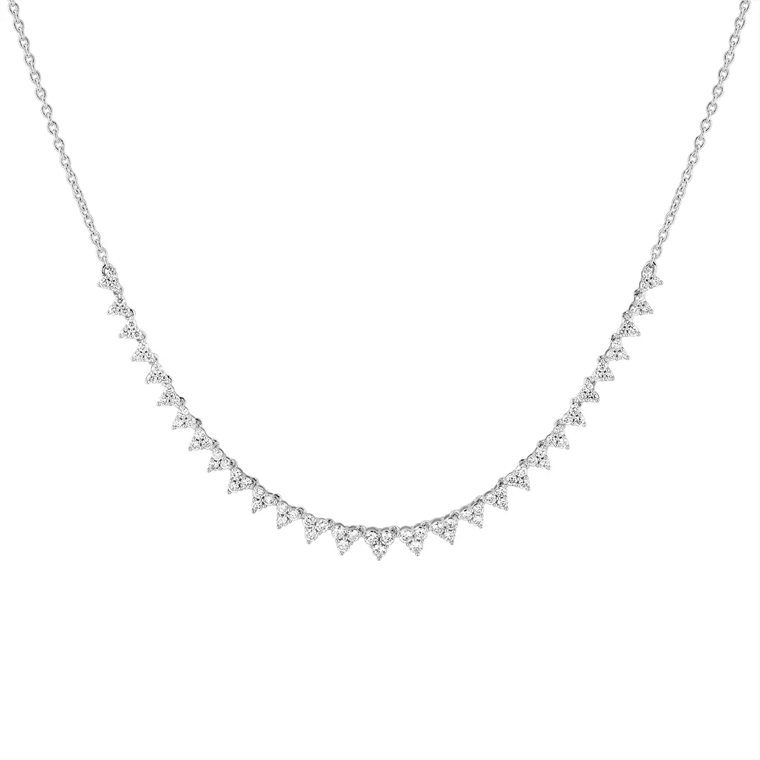Yellow Gold Éternelle Diamond Trio Necklace