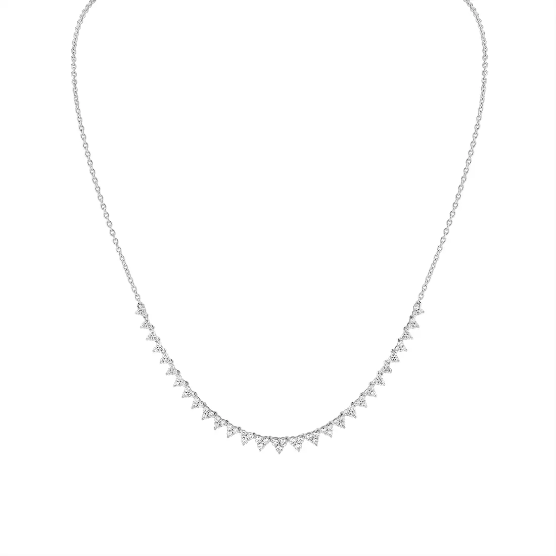 Yellow Gold Éternelle Diamond Trio Necklace