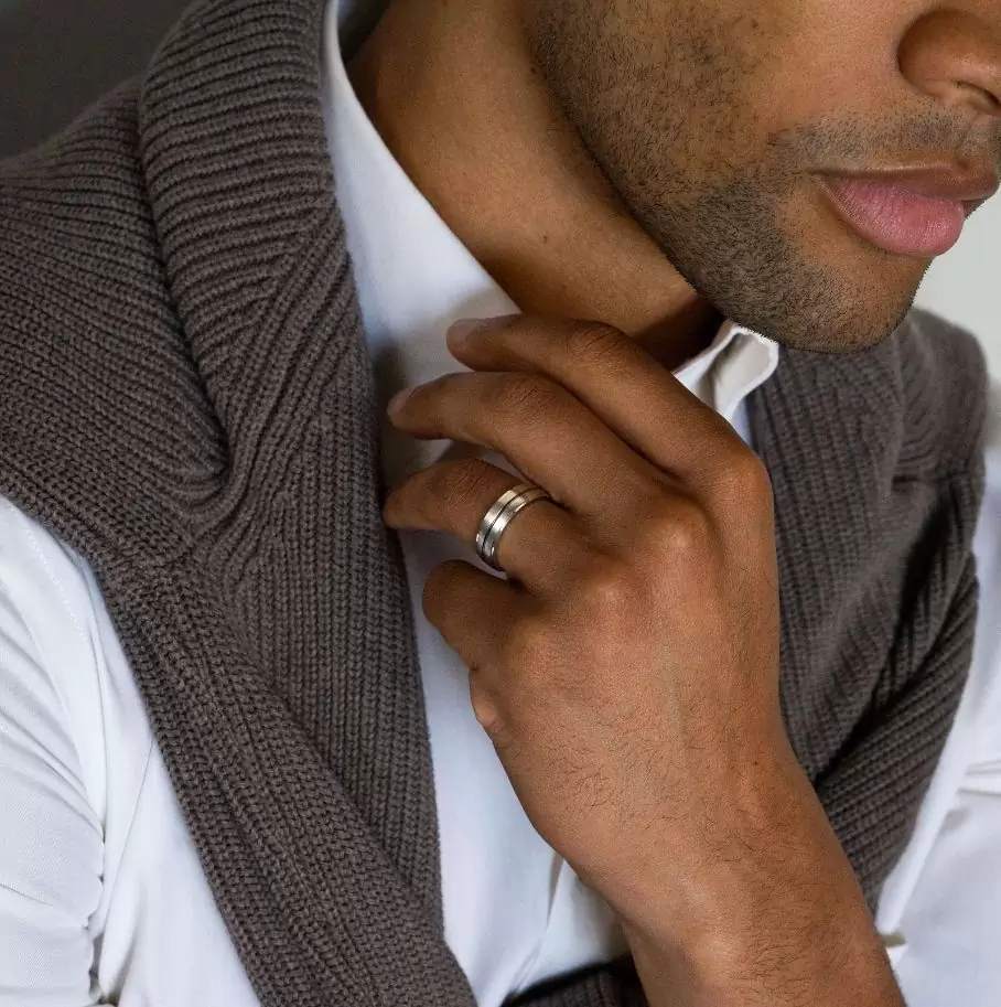men's white gold wedding bands 1