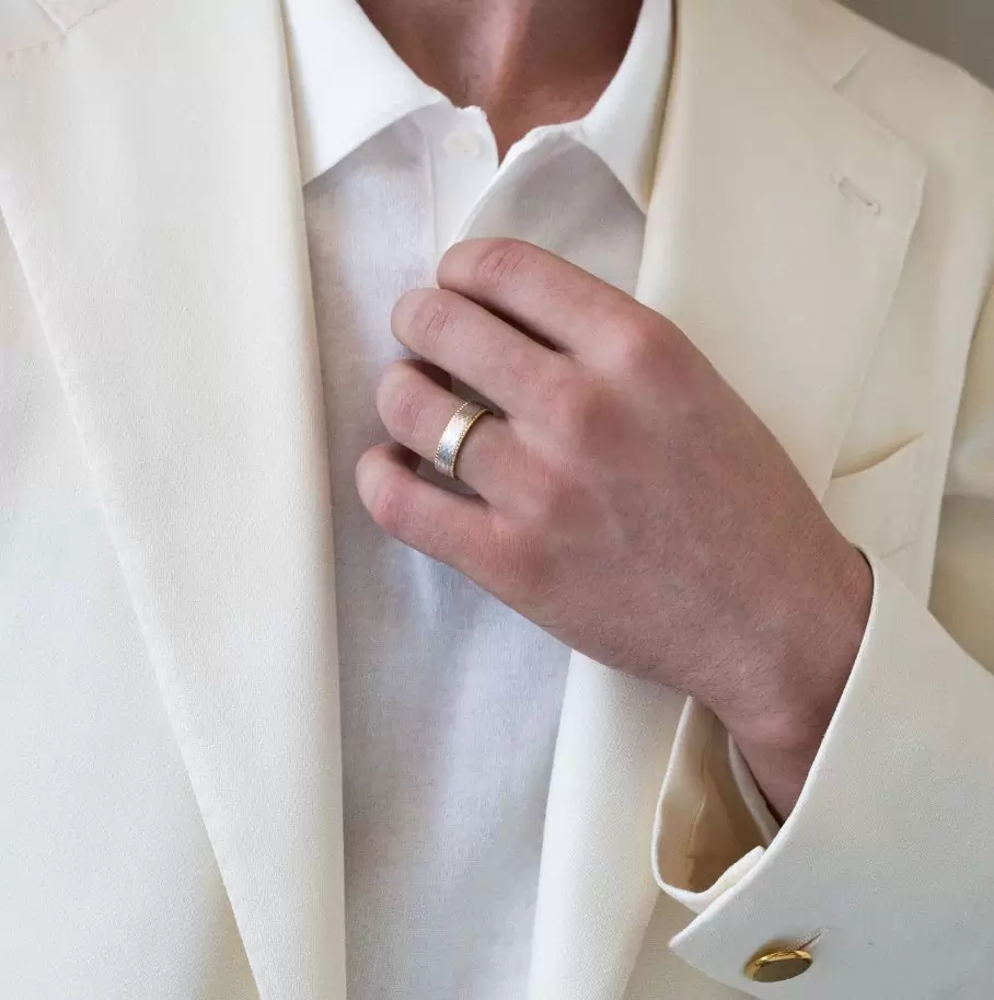 men's white gold wedding bands 3