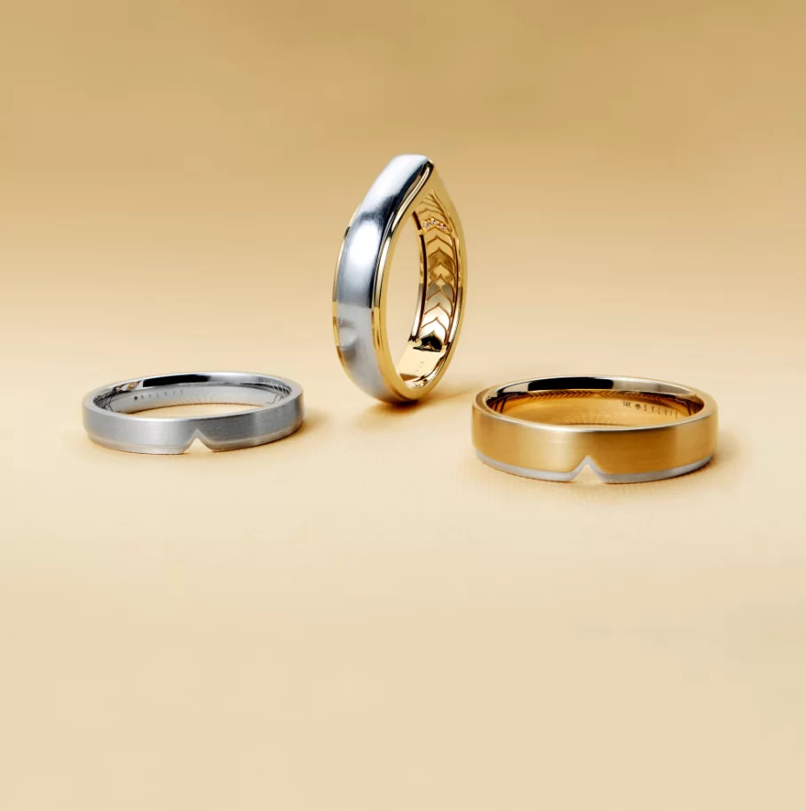 mens yellow gold wedding bands 2