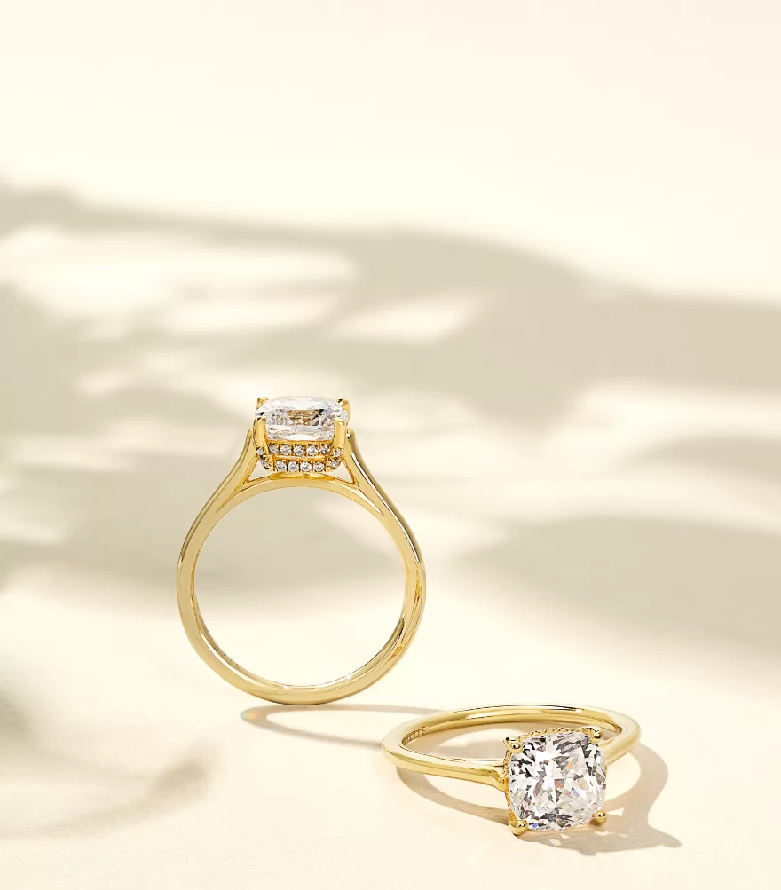 Cushion Engagement Rings - Mobile