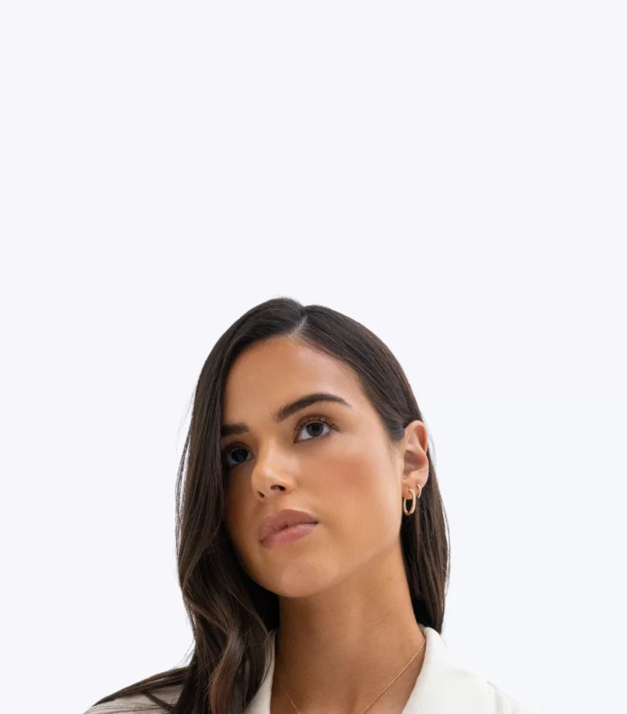Diamond Hoop Earrings - mobile