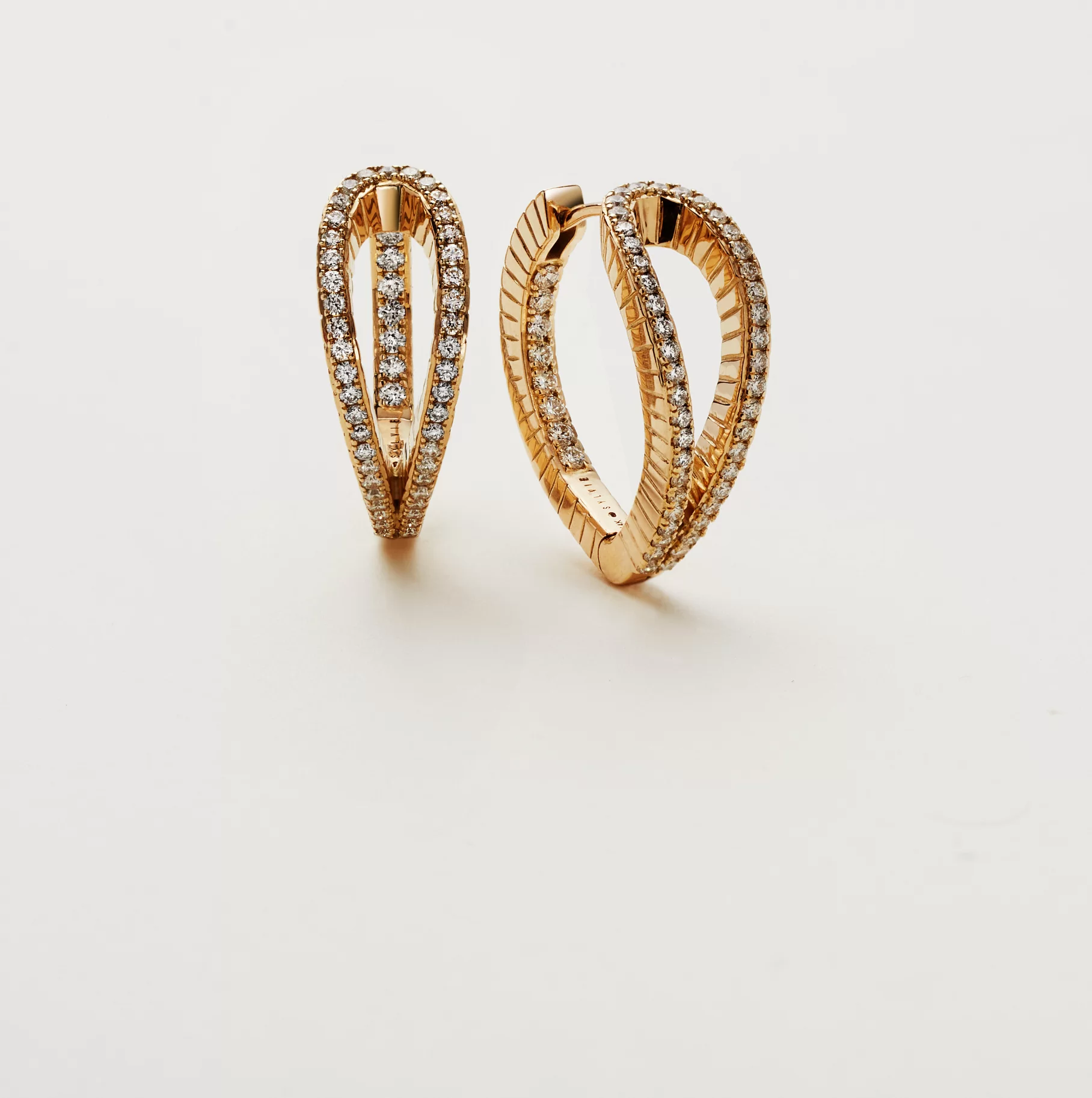 diamond hoop earrings 1