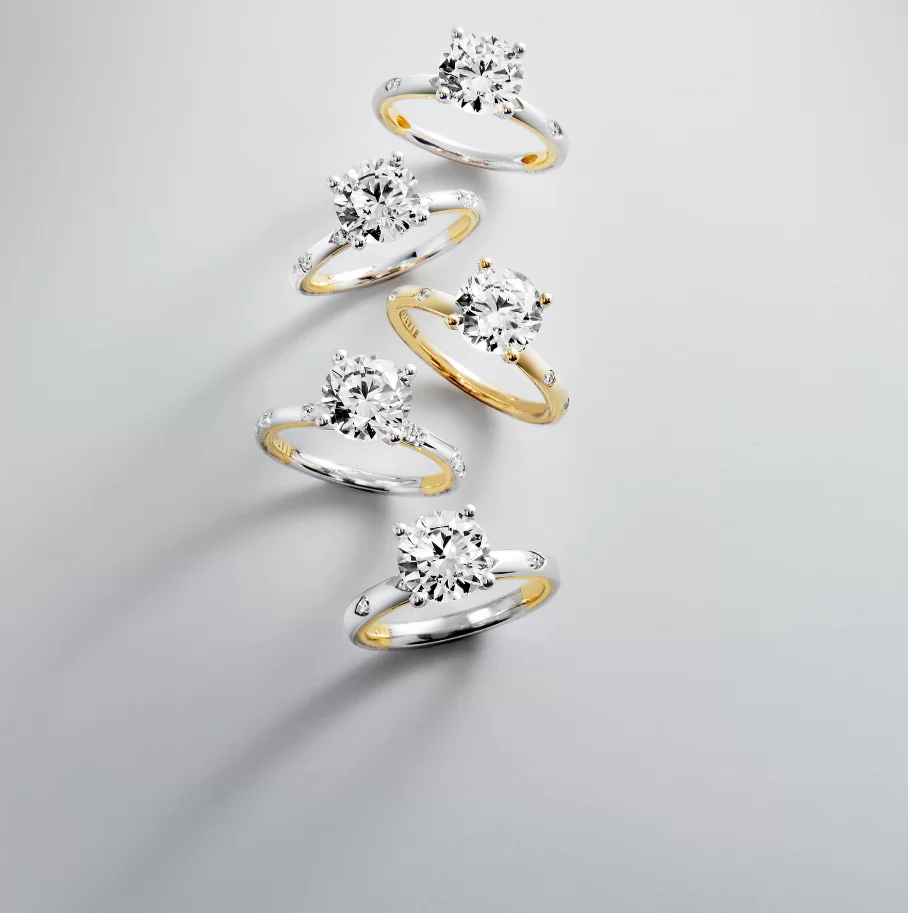 two tone engagement rings 3