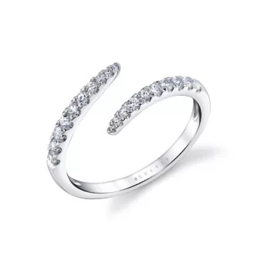 Yellow Gold Éternelle Open Twist Diamond Ring