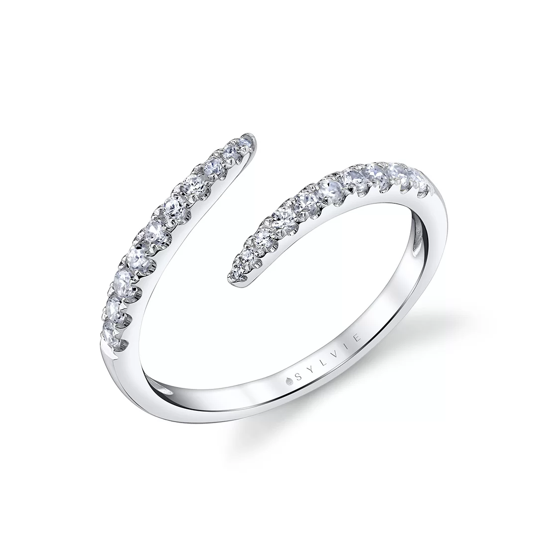 Yellow Gold Éternelle Open Twist Diamond Ring