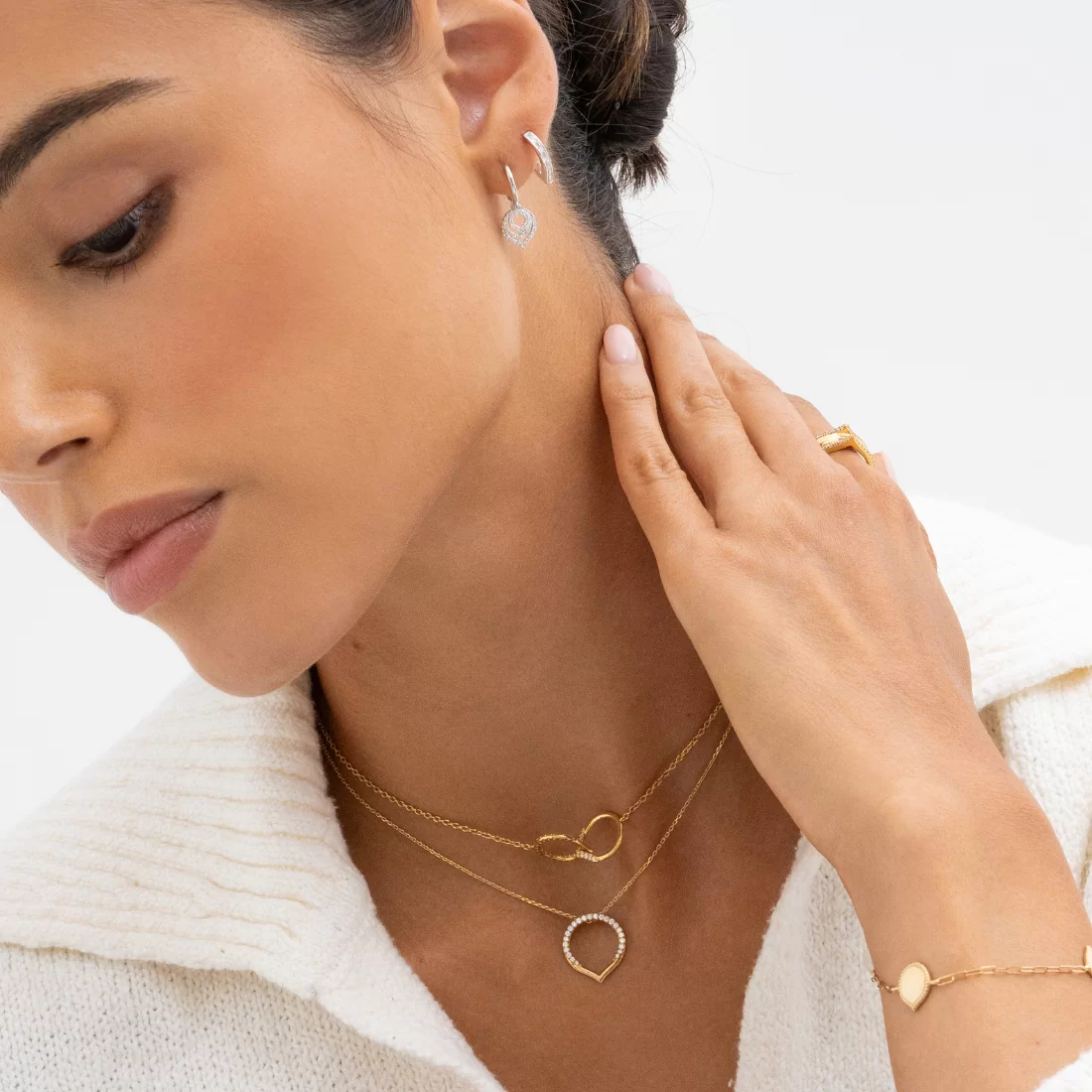 how to stack earrings 1