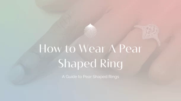 how to wear a pear shaped ring 9